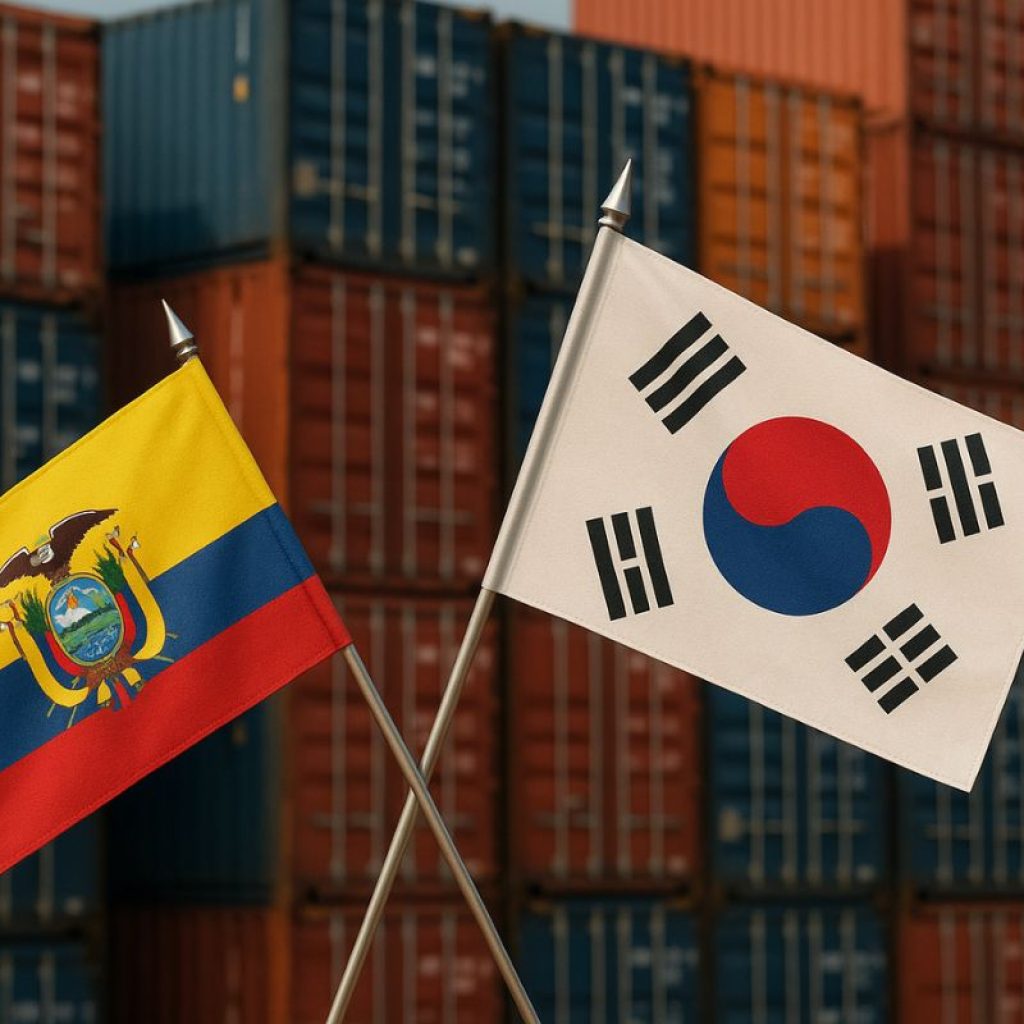 Ecuador y Corea del Sur firman acuerdo para impulsar exportaciones