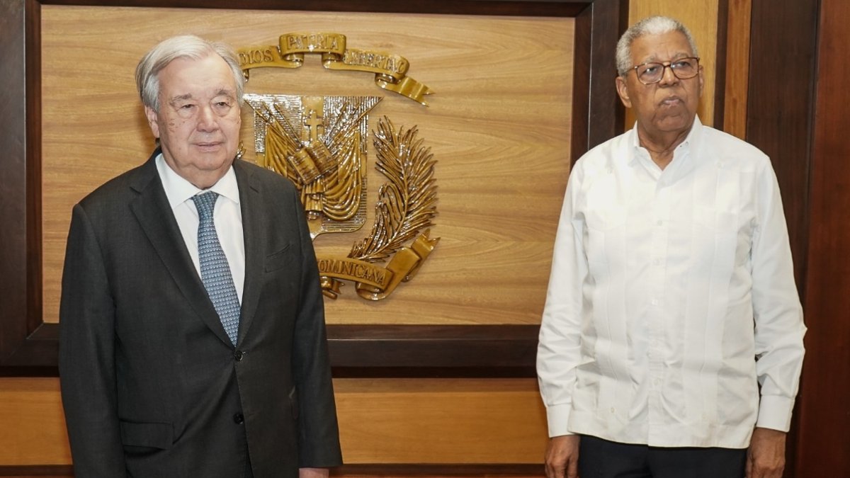 Abinader y Guterres analizan apoyo internacional a Haití