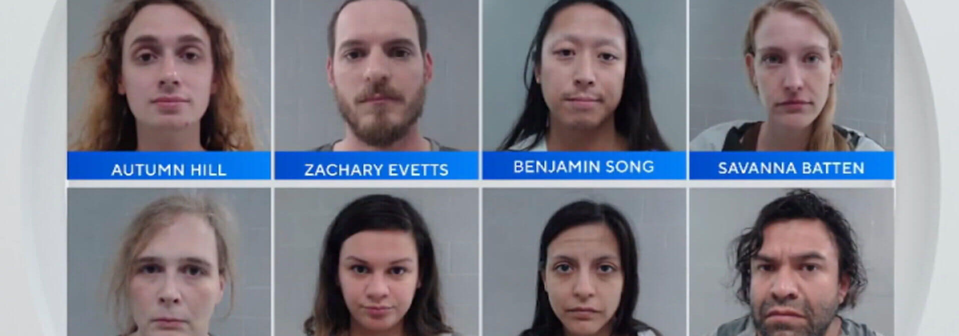 Ocho de Antifa condenados hasta 100 años por ataque en Texas